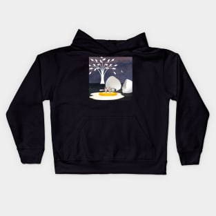 Rise and Shine Or Go To Work On An Egg Kids Hoodie